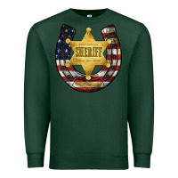 Sports Green sheriff american flag Premium Sweatshirt - JahusDesignShop