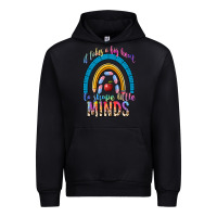 Black it takes a big heart to shape little Urban Hoodie - NancyCooperArtShop