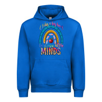 Cobalt it takes a big heart to shape little Urban Hoodie - NancyCooperArtShop