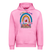 Fuchsia Pink it takes a big heart to shape little Urban Hoodie - NancyCooperArtShop