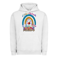 Pigment Lunar Rock it takes a big heart to shape little Urban Hoodie - NancyCooperArtShop