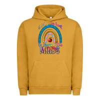 Pigment Peanut Butter it takes a big heart to shape little Urban Hoodie - NancyCooperArtShop