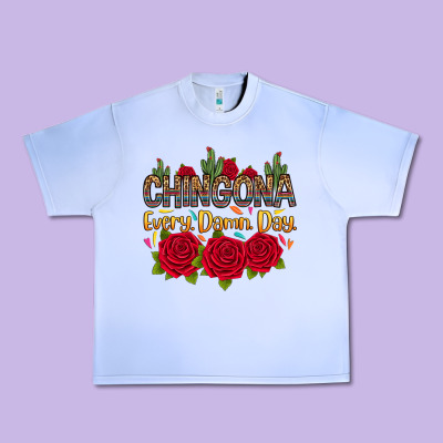 Chingona Every Damn Day Urban Heavy Tee Designed By Ranaportraitstore