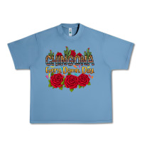 Pebble Blue Chingona every damn day Urban Heavy Tee - RanaPortraitStore