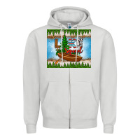 Dove Grey lake squad tumbler Zipper Hoodie - HRA Design Shop