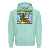 Seafoam lake squad tumbler Zipper Hoodie - HRA Design Shop