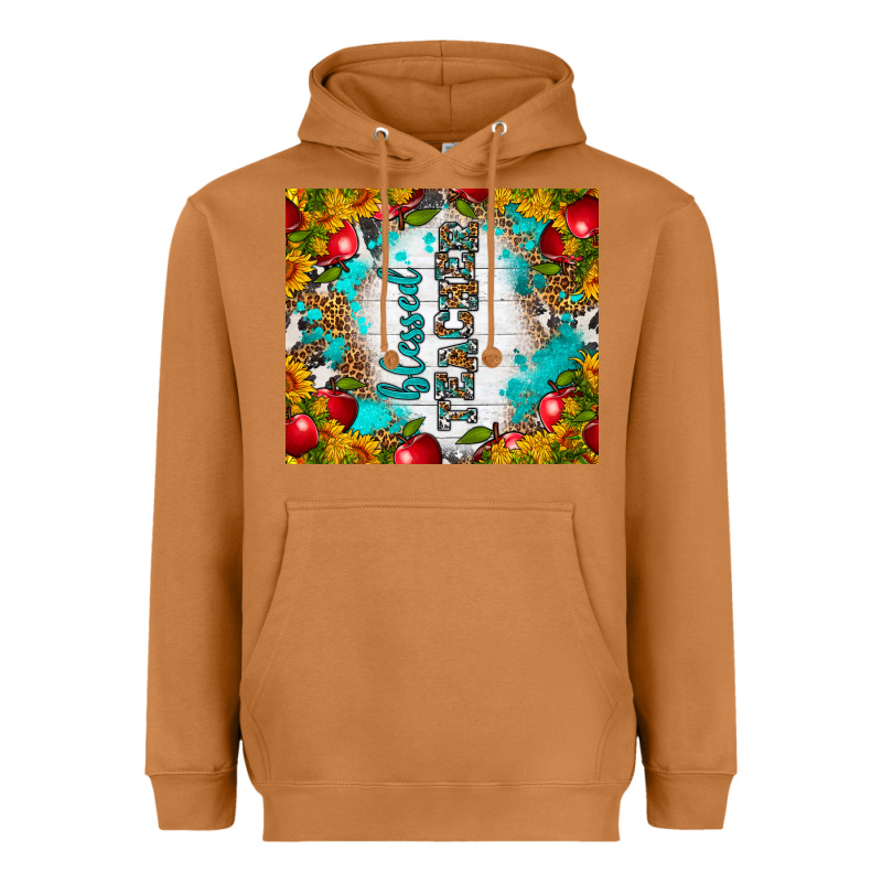 Blessed Teacher Tumbler Heavyweight Hoodie by BundleAndBundleShop | Teevron