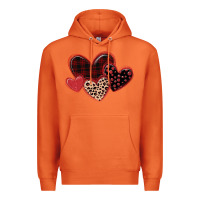 Carrot leopard hearts Premium Hoodie - MaliasSmallBusiness