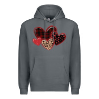 Rock leopard hearts Premium Hoodie - MaliasSmallBusiness