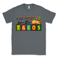 Charcoal Heather I'm Here For The Tacos Classic Tee - texasbilliewilder
