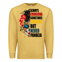 Antique Gold always chingona sugar skull Premium Sweatshirt - BundleAndBundleShop