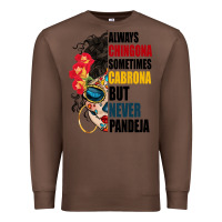 Chestnut always chingona sugar skull Premium Sweatshirt - BundleAndBundleShop