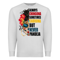 Dove Grey always chingona sugar skull Premium Sweatshirt - BundleAndBundleShop