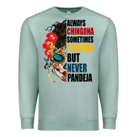Seafoam always chingona sugar skull Premium Sweatshirt - BundleAndBundleShop