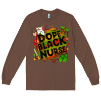 Chestnut dope black nurse Long Sleeve Tee - Zillion Design Studio