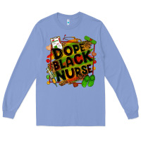 Colony Blue dope black nurse Long Sleeve Tee - Zillion Design Studio