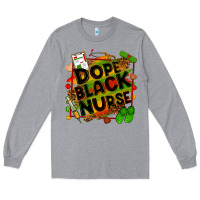 Heather Grey dope black nurse Long Sleeve Tee - Zillion Design Studio