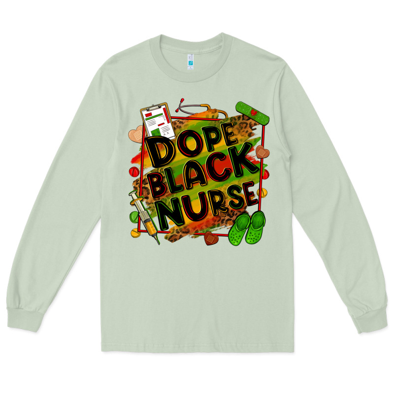 Dope Black Nurse Long Sleeve Tee by Zillion Design Studio | Teevron