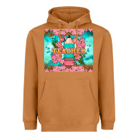 Meerkat teacher floral pencil tumbler Heavyweight Hoodie - BundleAndBundleShop