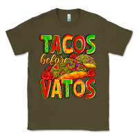 Army Green tacos before vatos Classic Tee - Zillion Design Studio
