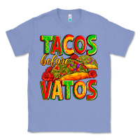 Colony Blue tacos before vatos Classic Tee - Zillion Design Studio