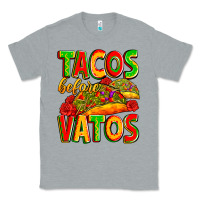 Heather Grey tacos before vatos Classic Tee - Zillion Design Studio