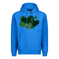 True Royal leopard hearts st patricks day Premium Hoodie - MaliasSmallBusiness