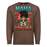 Chestnut mama chingona Premium Sweatshirt - BundleAndBundleShop