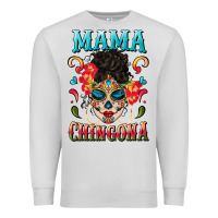 Dove Grey mama chingona Premium Sweatshirt - BundleAndBundleShop