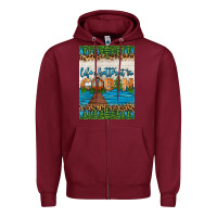 Burgundy life is better at the cabin air freshener Zipper Hoodie - HRA Design Shop
