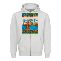 Dove Grey life is better at the cabin air freshener Zipper Hoodie - HRA Design Shop
