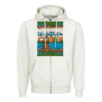 Oatmeal Heather life is better at the cabin air freshener Zipper Hoodie - HRA Design Shop