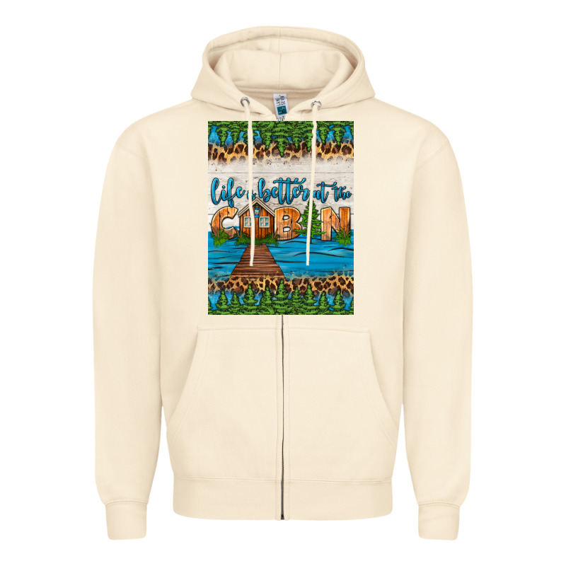 Life Is Better At The Cabin Air Freshener Zipper Hoodie by HRA Design Shop | Teevron