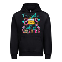Black ive got a bus full of valentine Urban Hoodie - NancyCooperArtShop