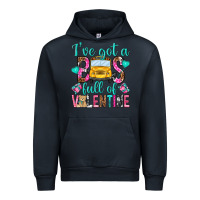 Navy ive got a bus full of valentine Urban Hoodie - NancyCooperArtShop