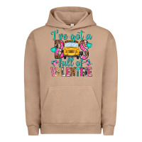Pigment Burro ive got a bus full of valentine Urban Hoodie - NancyCooperArtShop