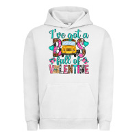 Pigment Lunar Rock ive got a bus full of valentine Urban Hoodie - NancyCooperArtShop