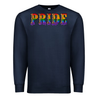 Navy pride lgbtq glitter Premium Sweatshirt - Artiststas
