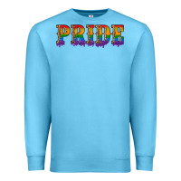 Ocean Blue pride lgbtq glitter Premium Sweatshirt - Artiststas