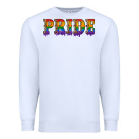 White pride lgbtq glitter Premium Sweatshirt - Artiststas