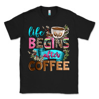 Black life begins after coffee Classic Tee - Zillion Design Studio