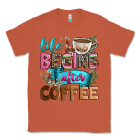Copper life begins after coffee Classic Tee - Zillion Design Studio