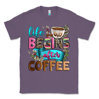 Life Begins After Coffee Classic Tee | Teevron
