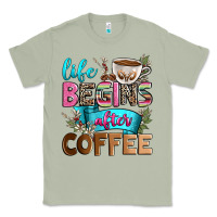 Matcha life begins after coffee Classic Tee - Zillion Design Studio