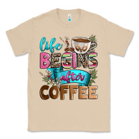 Mushroom life begins after coffee Classic Tee - Zillion Design Studio