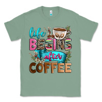 Sage life begins after coffee Classic Tee - Zillion Design Studio