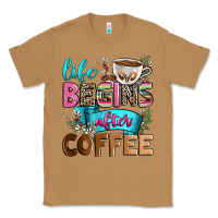 Toasted Coconut life begins after coffee Classic Tee - Zillion Design Studio