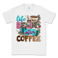 White life begins after coffee Classic Tee - Zillion Design Studio