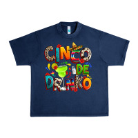 Navy Cinco de drinko Urban Heavy Tee - RanaPortraitStore