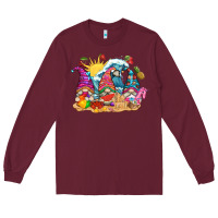 Burgundy summer gnome tbw Long Sleeve Tee - texasbilliewilder